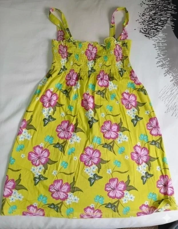 👗Vestido Floral Xs con Espalda Nido de Abeja – photo 5